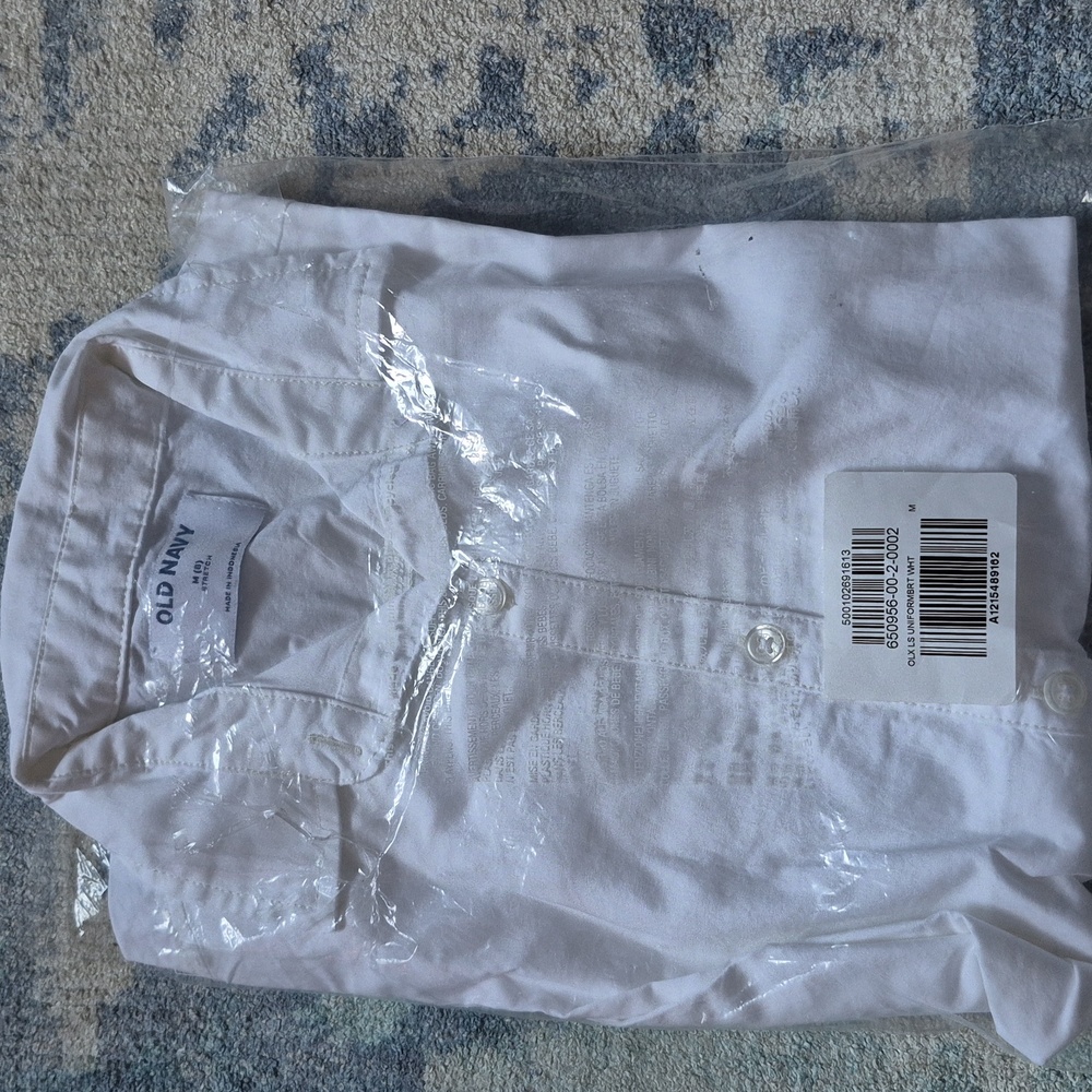 Old Navy Girls Uniform Shirt sz 8